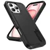 Capa de Celular Armor Drop-resistant Criativa Protetora para iPhone 16 Pro Max Europeia e Americana com Suporte Três-à-Prova