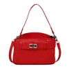 2026 Bolsa Transversal Feminina Elegante e Versátil com Toque de Luxo, Padrão Crocodilo, Bolsa de Mão de Grande Capacidade, Nova Bolsa Kelly Horizontal
