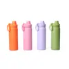 Botella de agua aislada de acero inoxidable 304 de gran capacidad, pintada en spray personalizada, perfecta para acampar al aire libre y deportes