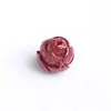 Acessórios de Cinábrio flor lótus de neve rosa contas espalhadas gota pequena cordão trançado à mão DIY material para pulseira