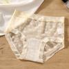 Pantaletas de Encaje de Entrepierna Extendida 7A, Delgadas, Sexys, Malla Semitransparente, Transpirables y Cómodas, Calzones de Cintura Media para Niñas