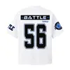 Camiseta Esportiva de Malha Respirável com Letras Estilo Americano, Manga Curta, para Homens e Mulheres, Novo Estilo de Verão, Solta, Casual, Versátil, Camisa de Meia-Manga