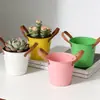 Selección Premium Cubo de Almacenamiento para Brochas de Maquillaje Estilo Ins, Portalápices de Escritorio Color Crema Femenino, Maceta para Plantas