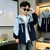Jaqueta de Primavera para Meninos 2026 Novo Estilo Corta-vento de Primavera e Outono Infantil Início da Primavera Bonita Moderna Crianças de Tamanho Médio e Grande Estilo Rebelde Cool