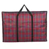 Bolsa de Armazenamento de Grade Tecida de Grande Capacidade para Embalagem de Bagagem de Dormitório Estudantil, Bolsa de Tecido Não Tecido para Mudança e Armazenamento, Bolsa Tote