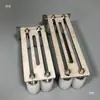 Marco de Puerta Deslizante Eléctrica Fijo Sin Oscilación Rueda de Sujeción Rodillo Guía de Posicionamiento de Nylon en Cuatro Ruedas Parachoques Trasero de Acero Inoxidable