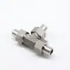 Tee Soldado de Aço Inoxidável 304316L Junta de Tubo Tee Hidráulico Jb/972 Junta Rosca Externa Soldada