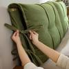 Cojín de Cabecera Bolsa Suave Madera Maciza Cabecera Bolsa Completa Anticolisión Grande Respaldo Juego de Fundas Removible y Lavable Artefacto de Transformación de Cabecera de Dormitorio