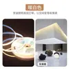 Tira de Luz LED Cob Flexible Súper Brillante de 5V Ancho 8mm Autoadhesiva Sin Parpadeo Tira de Luz Lineal para Decoración de Coche de E-Sports Tira de Luz Suave