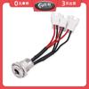 Conector de Alimentación Metálico Hembra DC099 Línea Paralela DC5521/5525 Conector de Alimentación de Alta Corriente Procesamiento de Cable de Soldadura