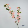 Flores Artificiales para Decoración de Boda, Superventas Transfronterizos, Flores Falsas de Camelia de 2 Ramas para Decoración del Hogar, Arreglo Floral para Exhibición en la Sala de Estar