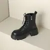 Botas Martin Estilo Coreano Retro Zapatos de Mujer 2026 Nuevo Estilo Celebridad de Internet Botas Individuales Primavera y Otoño Celebridad de Internet Versátil Venta Caliente Botas Cortas Estilo Británico