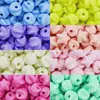 Cuentas acrílicas de pentagrama de 10*11 mm, cuentas en forma de estrella, materiales hechos a mano para pulseras, accesorios de joyería para hacer tú mismo