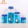 Atacado boca larga tampa azul frasco de reagente 1000ml boca grande frasco de amostra boca larga frasco de vidro frasco de amostragem de laboratório químico