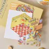 Pegatinas de Paisaje Estereoscópico 3D para Mascotas de la Madrugada Serie Paraíso Maravilloso Pegatinas para Decoración de Escenas Miniatura Hechas a Mano