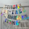 Nuevos suministros para fiesta de cumpleaños de niñas con temática de Taylor, banderín, decoraciones de fiesta de cantante, banderín de letras, arreglo de ambiente