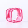Bolsa de maquillaje mini PVC influencer bolsa de monedas impermeable transparente con cremallera de PVC bolsa para empaque de juguetes