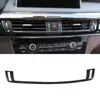 Adecuado para 14-18 BMW X5 X6 F15 F16 marco de salida de aire de control central decoración de panel de CD