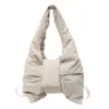 Diseño de Moda Nuevo y Tendencia Algodón Lazo Bolso Bajo el Brazo Casual Versátil Estilo Simple Personalizado Bolso de Hombro para Mujer