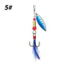 Cebo de lentejuelas transfronterizo gotas de agua de sauce 6cm3.3g color tres anzuelos giratorios compuestos lentejuela cebo artificial venta directa de fábrica