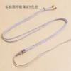 Collar con cordón de jade fino de 2 mm, colgante de jade, cuerda ajustable para hombres y mujeres, venta al por mayor