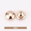 Botones Curvos de Hongo Cosidos a Mano, Botones de Metal, Botones para Camisa, Botones Tejidos para Suéter, Accesorios de Ropa Jinda