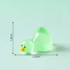Figura de pato creativa y linda que brilla, perfecta para una noche relajante. Decoración DIY, accesorio de bolsa sorpresa, paisaje en miniatura y pequeño adorno de escritorio