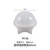 Molde de Silicone para Enfeites de Resina Epóxi Fechamento Estéreo Bola Seca Hemisfério de Alto Espelho Corpo Bola de Planeta Grande e Pequena