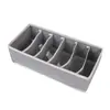 Caja de almacenamiento para ropa interior color rosa beige de cuatro piezas caja de almacenamiento de tela para calcetines caja de almacenamiento para sujetadores 6 compartimentos 7 compartimentos 8 compartimentos 2