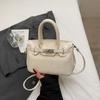 Bolso Satchel Kelly de Alta Gama para Mujer 2025 Primavera y Verano Nueva Moda Bolso de Hombro Casual Nicho Simple Bolso Cruzado para Mujer