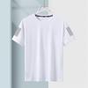 Camiseta de Secagem Rápida Masculina Seda de Gelo Verão Fina Esportiva Manga Curta Solta Roupas Fitness Treinamento Roupas de Corrida Top para Exterior