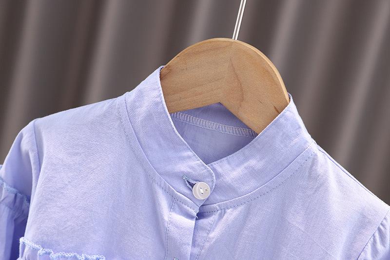 立领娃娃衬+黑桃心牛仔