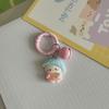 Lindo Llavero de Campana de Dibujos Animados KT Rosa Dulce Corazón de Niña Colgante para Bolsa de Estudiante para Novia Pequeño Regalo