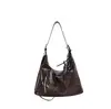 Bolso Bandolera Grande de Cuero Suave Estilo Retro para Mujer 2026 Nuevo Otoño Invierno Versátil para Viajes