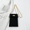 Bolsa de Pelúcia para Mulheres 2025 Inverno Novo Estilo Bolsa de Mão Peluda Corrente da Moda Elegante Ombro Único Transversal Bolsa para Celular