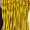 Cuentas espaciadoras de ábaco esmaltadas de cristal, multicolor, sueltas, color sólido, no se decoloran, accesorios perforados para abalorios DIY