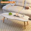 Mesa de Centro Simple Moderna para Apartamentos Pequeños, Uso en el Hogar, Mesa Pequeña para Habitaciones de Alquiler, Mesa de Comedor Simple, Mesa Baja para Personas Perezosas para Sentarse en el Suelo