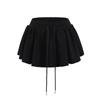 Design de Moda Senso Cordão Saia Feminina Primavera Solta Cintura Apertada Casual Esportes Linha A Tutu Tutu Tutu