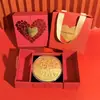 Ouro Puro 999 Mais Vendido Série Torta Princesa Fique Rico Feliz Aniversário Conjunto de Presente para Presentes de Feriado