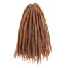 Ponto de fábrica tranças Marley Cabelo de lagarta grande africana trança suja peruca cabeça explosiva crochê cabelo fofo