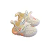 Tênis Esportivos para Bebê, Sapatos de Primavera e Outono, Sapatos Ultra-Finos para Bebê, Sapatos para Crianças Pequenas, 0-1 Ano de Idade, 2 Iniciantes, Solas Macias, Antiderrapante e Respirável