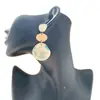 Pendientes de Arcilla Suave Hechos a Mano Frescos de Verano para Mujer Pendientes Asimétricos Geométricos de Arcilla Suave con Recubrimiento UV Pendientes