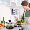 Estante para Botes de Vidrio de Botella Única y Botes de Especias, Estante para Botes de Vidrio de Condimentos Azúcar Pimienta, Portasaleros, Estante de Almacenamiento para Cocina