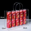 Bolsa de Mão Transparente de Pvc com Manchas Bolsa de Plástico de Pvc Personalizada Bolsa de Presente Flor Souvenir Bolsa de Mão Espessa