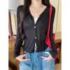 Cardigã de seda gelada cinza com proteção solar para mulheres, xale fino de verão, blusa para ar condicionado, jaqueta de tricô, top curto de manga longa