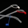 Popotes Desechables Transparentes con Colores Impresos, Accesorios Flexibles