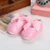 Sapatos de Princesa de Renda Personalizados Sapatinhos de Bebê Passinho de Bebê Sapatos Infantis Solado Macio Primavera e Outono Preço de Fábrica Sapatos de Malha