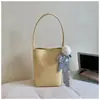 Bolsa Saco Estilo Casual e Preguiçoso para Mulheres 2026 Verão Nova Moda Coreana Bolsa de Ombro Grande Capacidade