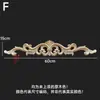 Dongyang Tallado en Madera Estilo Europeo Calcomanía Accesorios para Muebles Flores para Puertas de Madera Tallado Fino Calcomanías para Puertas de Gabinete Flores para Cabeceras Calcomanías de Madera Maciza Decoración
