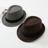 Sombrero para personas de mediana edad y mayores, sombrero de caballero británico para hombres, sombrero de jazz de otoño e invierno para ancianos, sombrero de anciano, sombrero cálido para padre